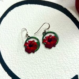 Hibiscus 🌺 earrings